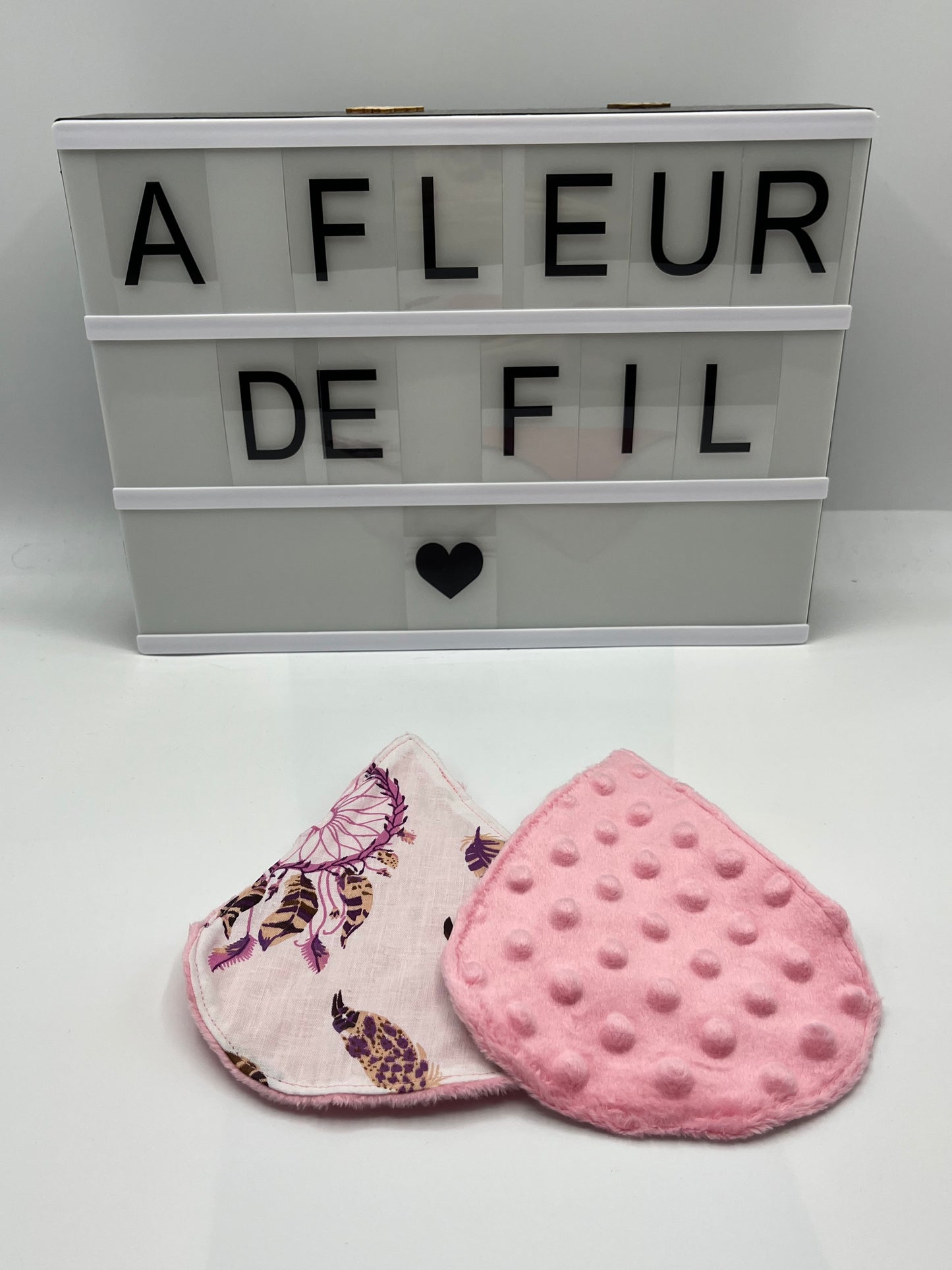 ~ Lingettes démaquillantes en microfibre ~ Lilas ~