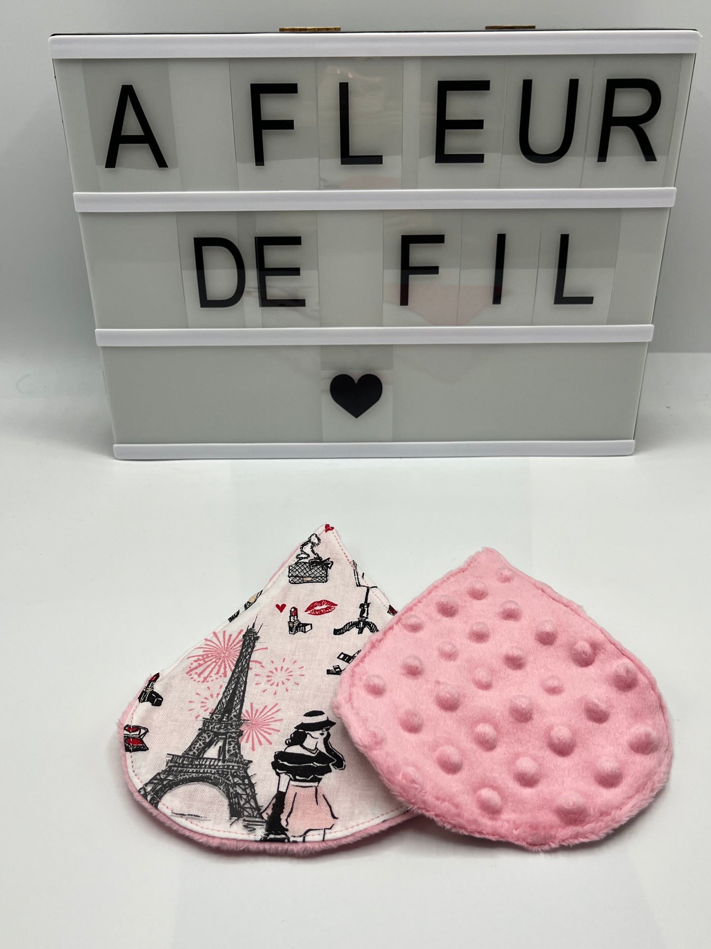 ~ Lingettes démaquillantes en microfibre ~ Lilas ~