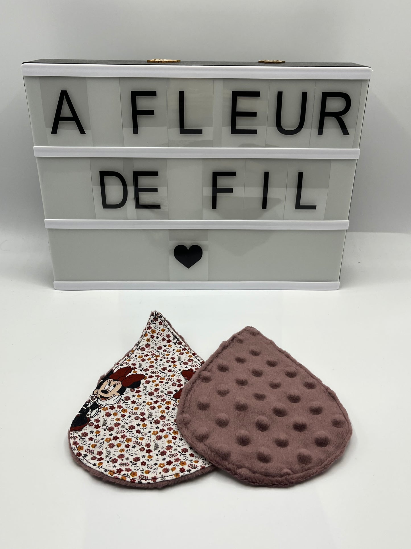 ~ Lingettes démaquillantes en microfibre ~ Lilas ~