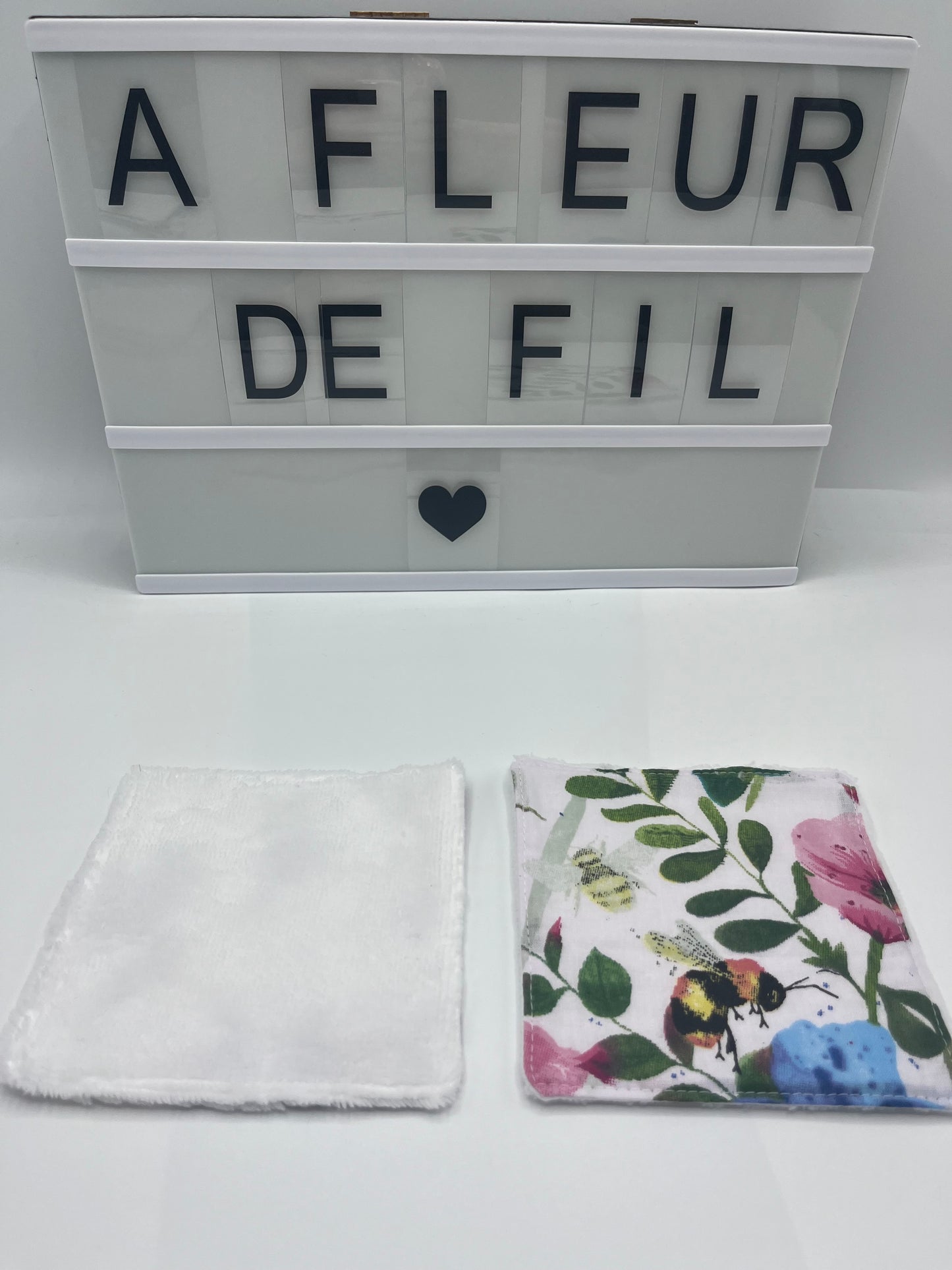 ~ Lingettes démaquillantes en bambou ~ Lilas ~