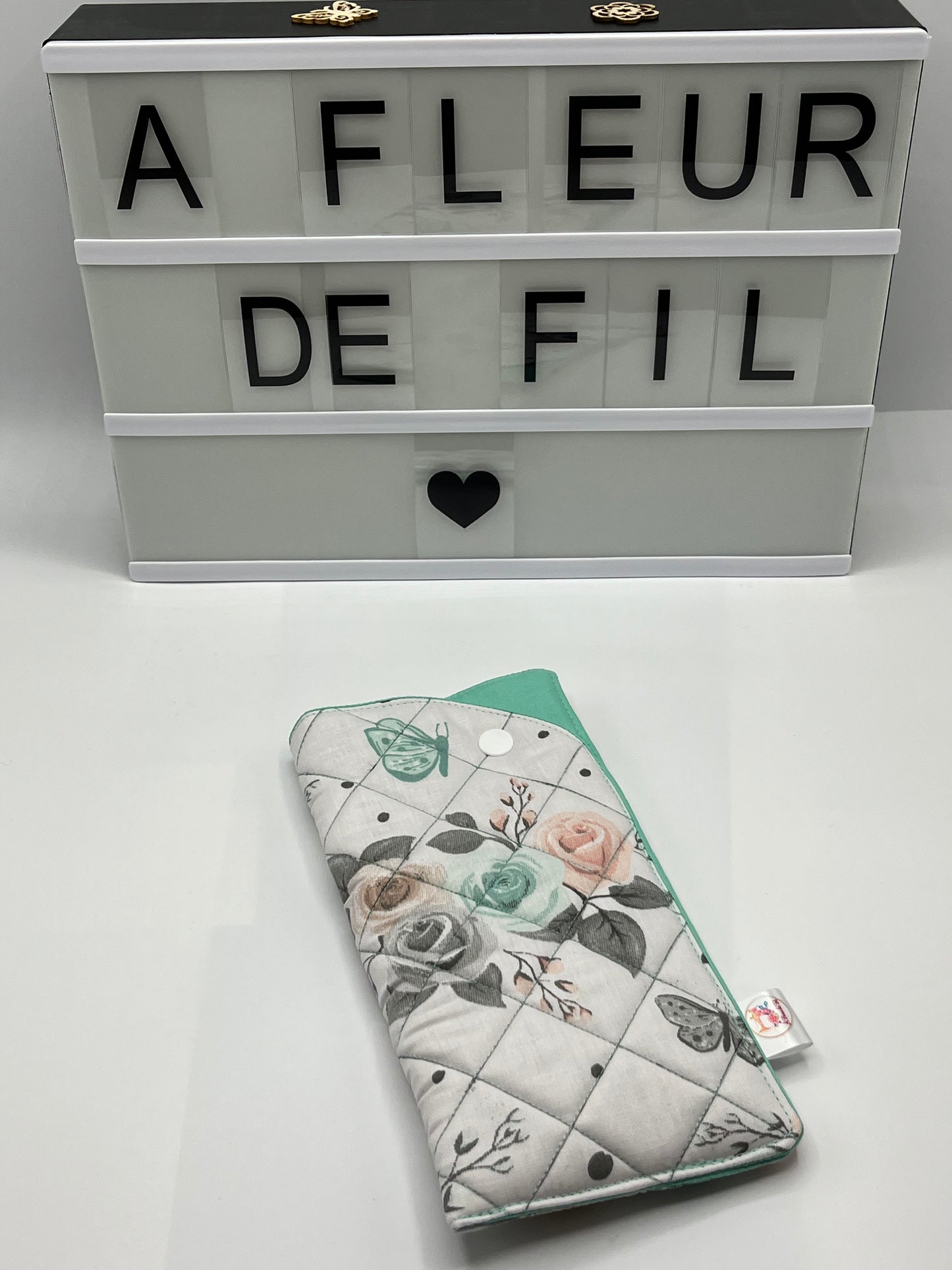 ~ Etui à lunettes ~ Tulipe roses ~