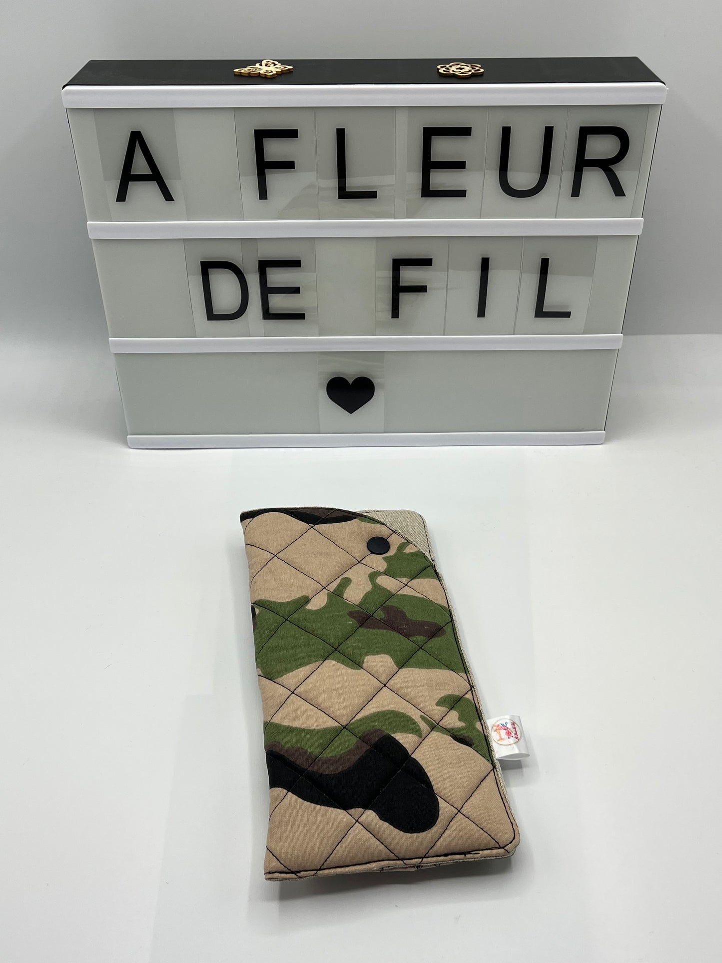 ~ Etui à lunettes ~ Tulipe militaire ~
