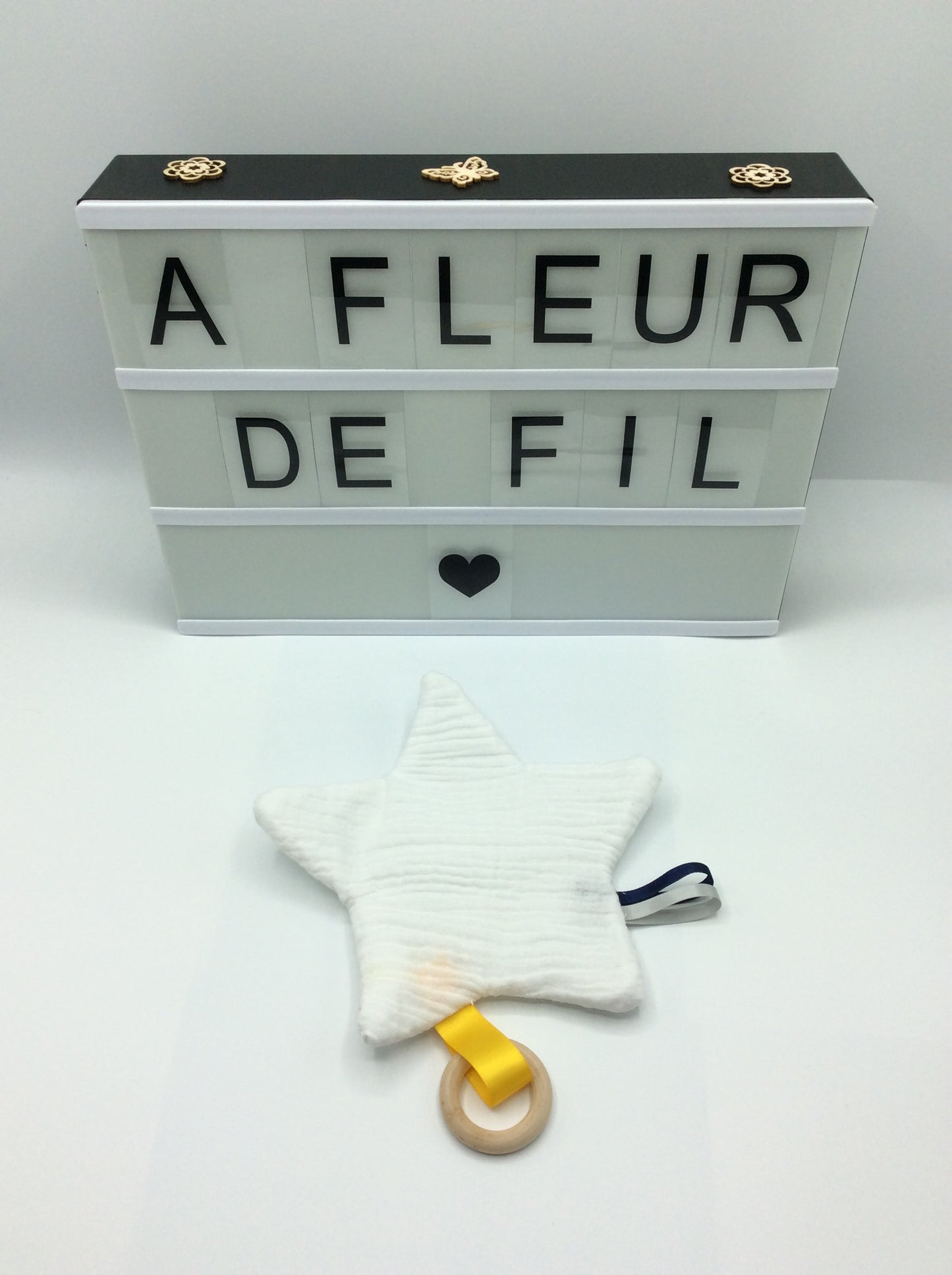 Doudou nuage / étoile - fait main