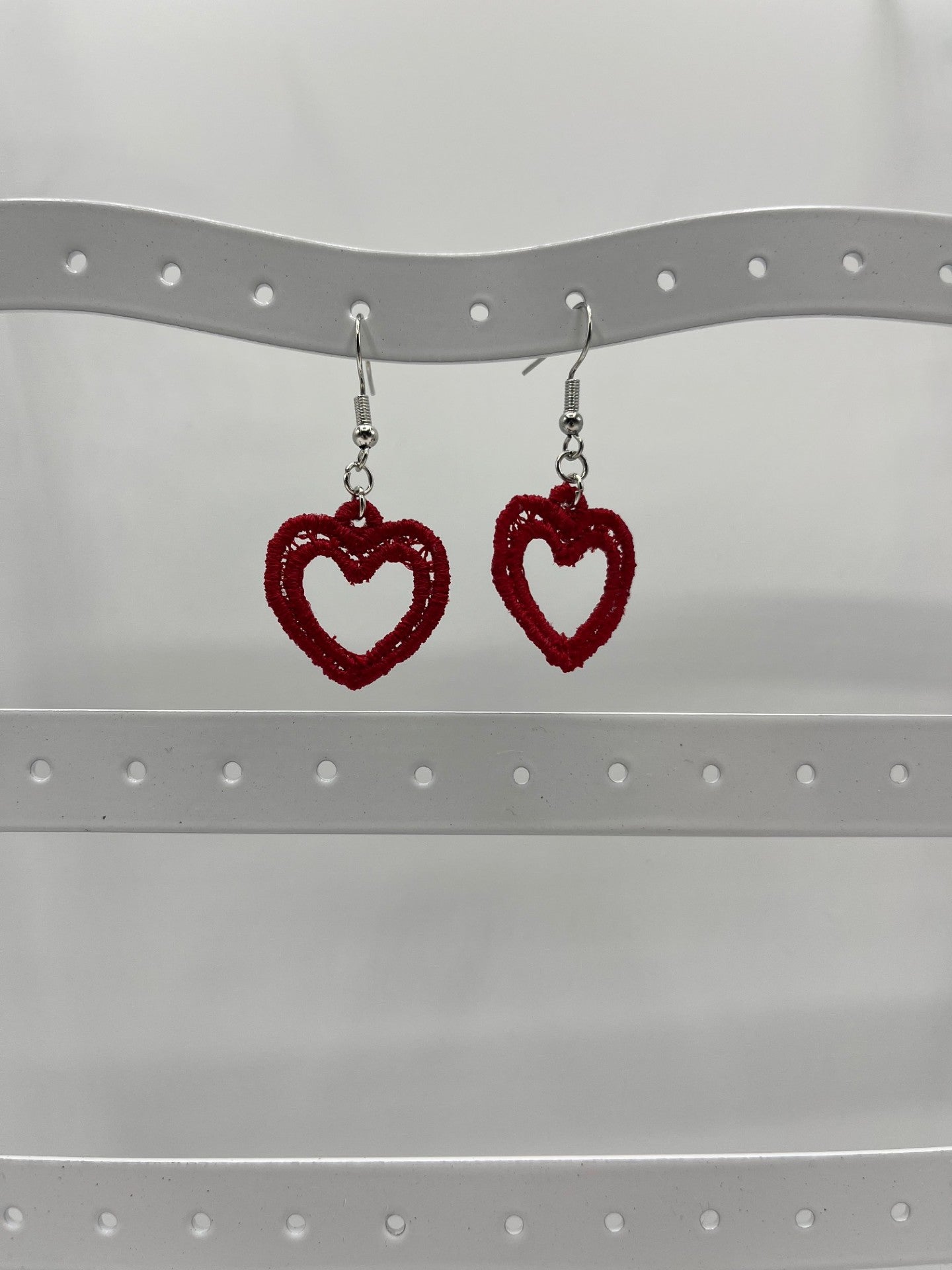 Boucles d’oreilles brodées – création artisanale