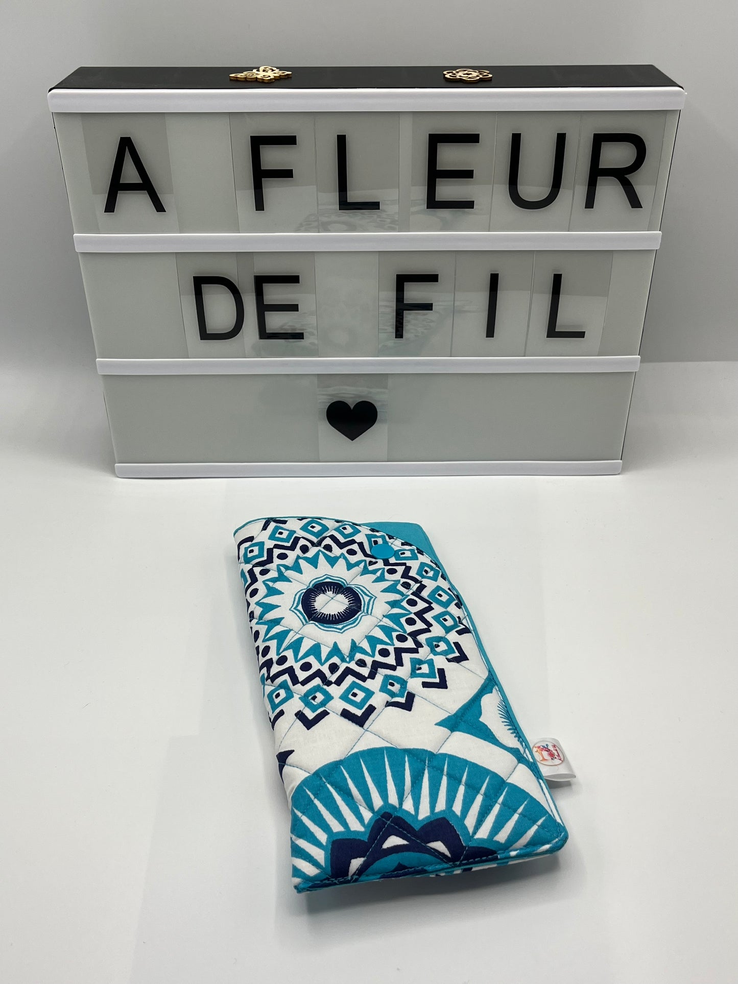 Étui à lunettes en tissu – fait main