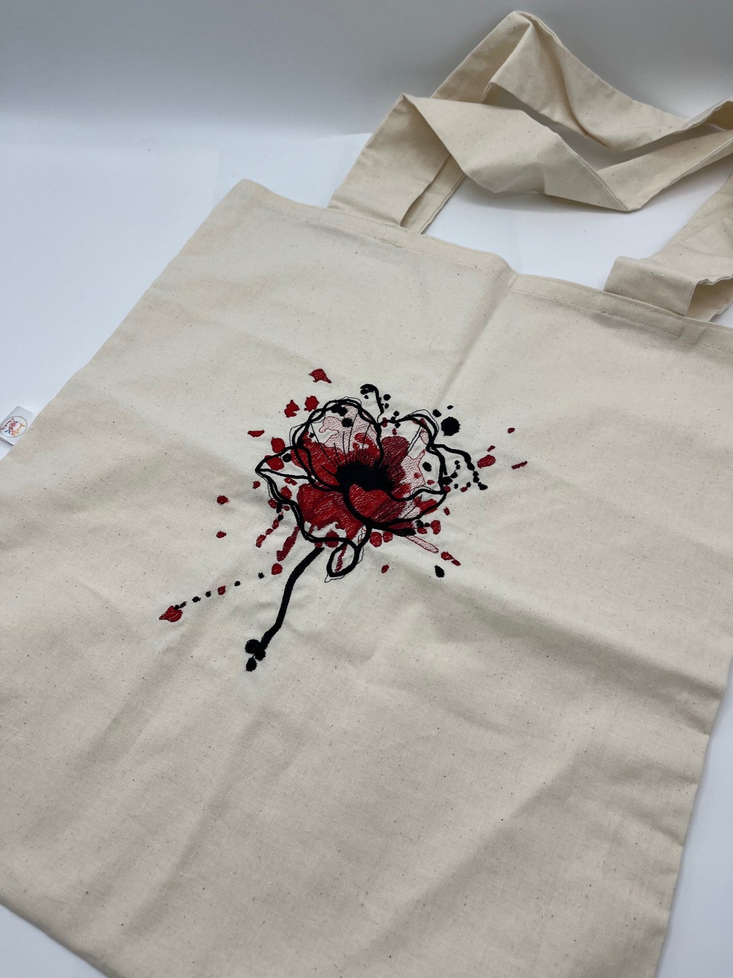 Tote bag brodé – Fabrication artisanale