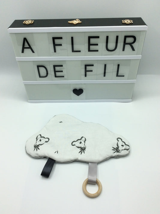 Doudou nuage / étoile - fait main