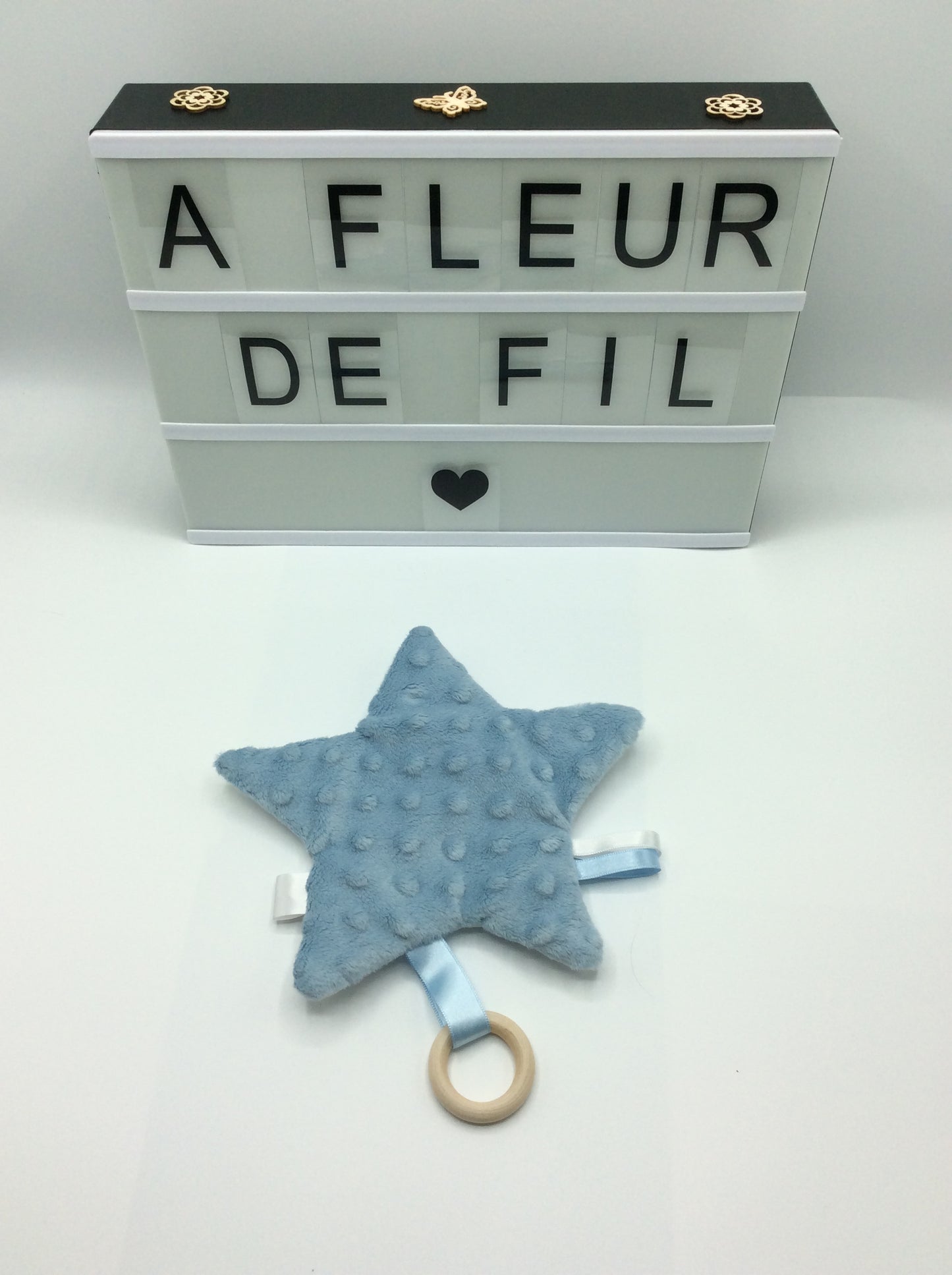 Doudou nuage / étoile - fait main