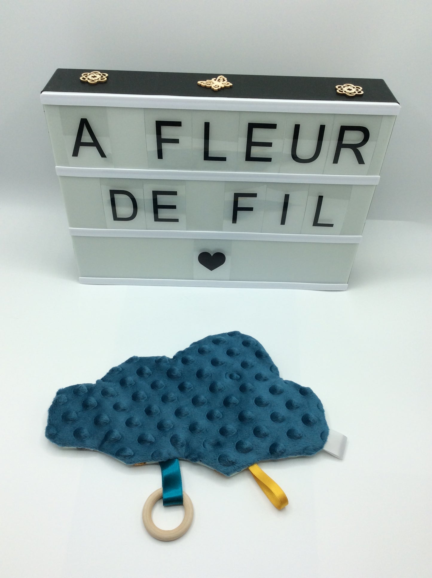 Doudou nuage / étoile - fait main