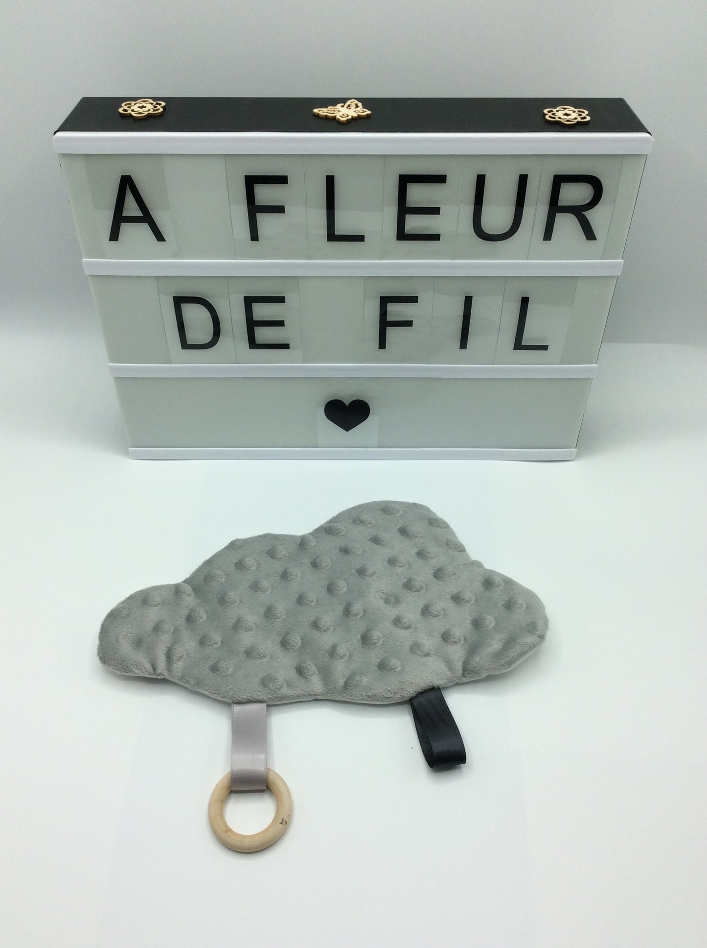 Doudou nuage / étoile - fait main