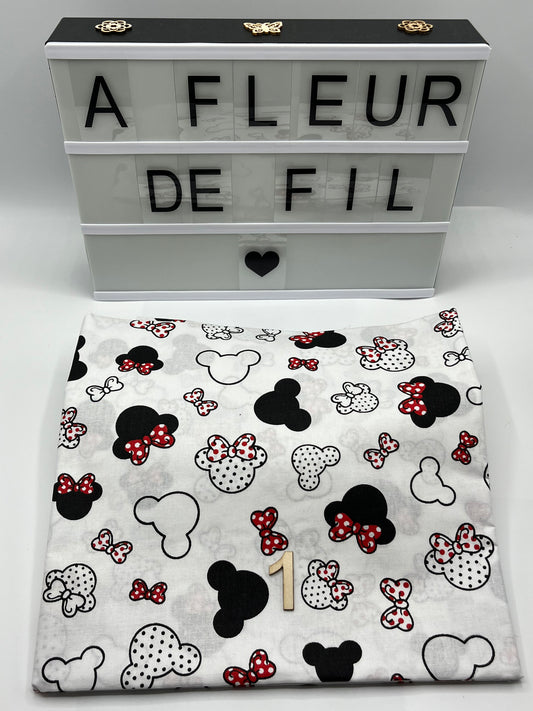 ~1~Minnie rouge et blanc