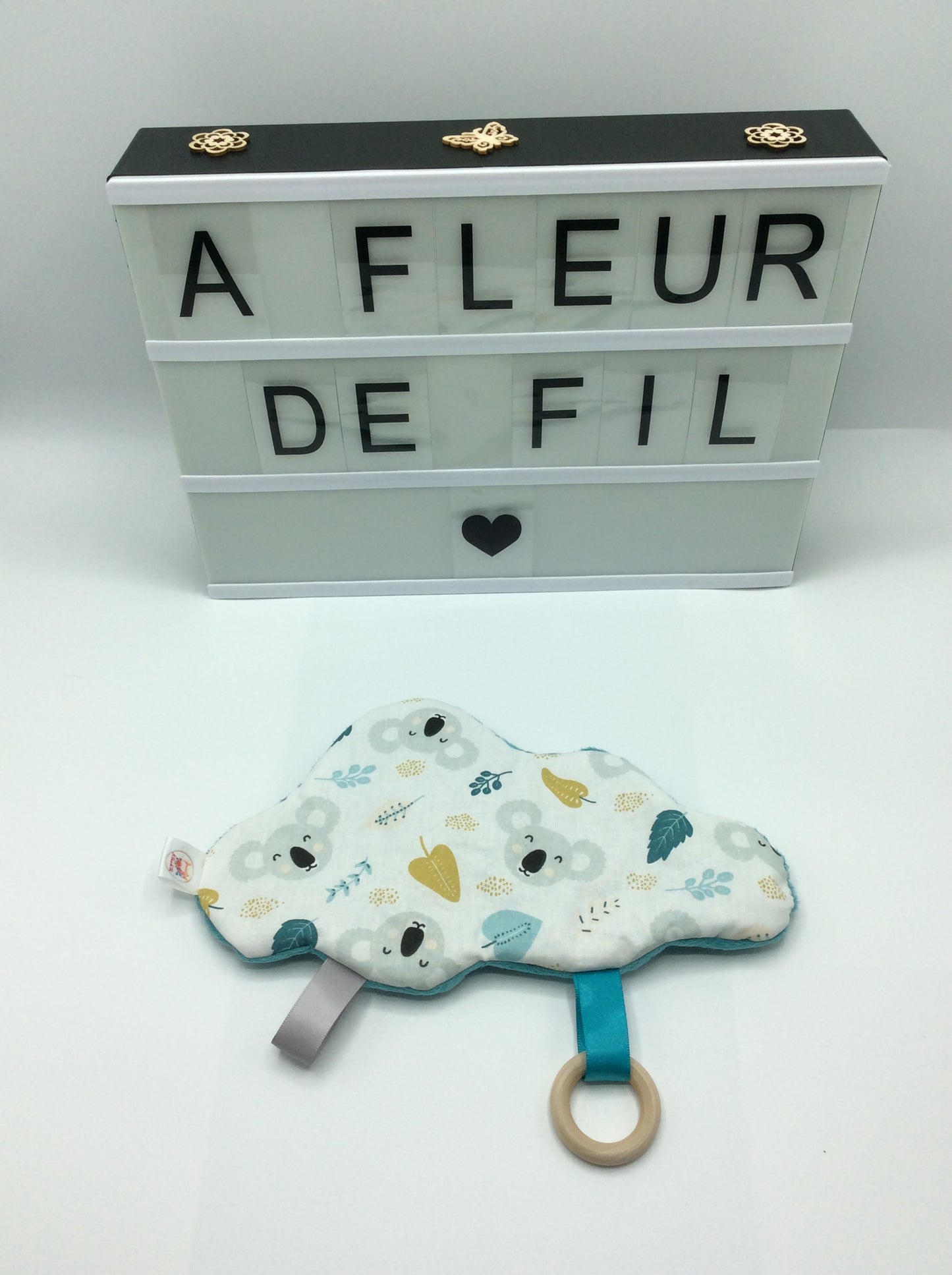 Doudou nuage / étoile - fait main