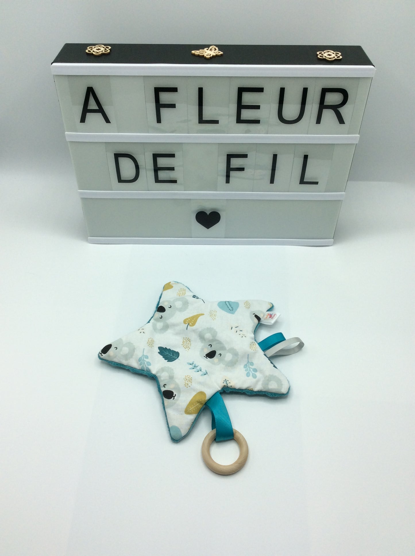 Doudou nuage / étoile - fait main