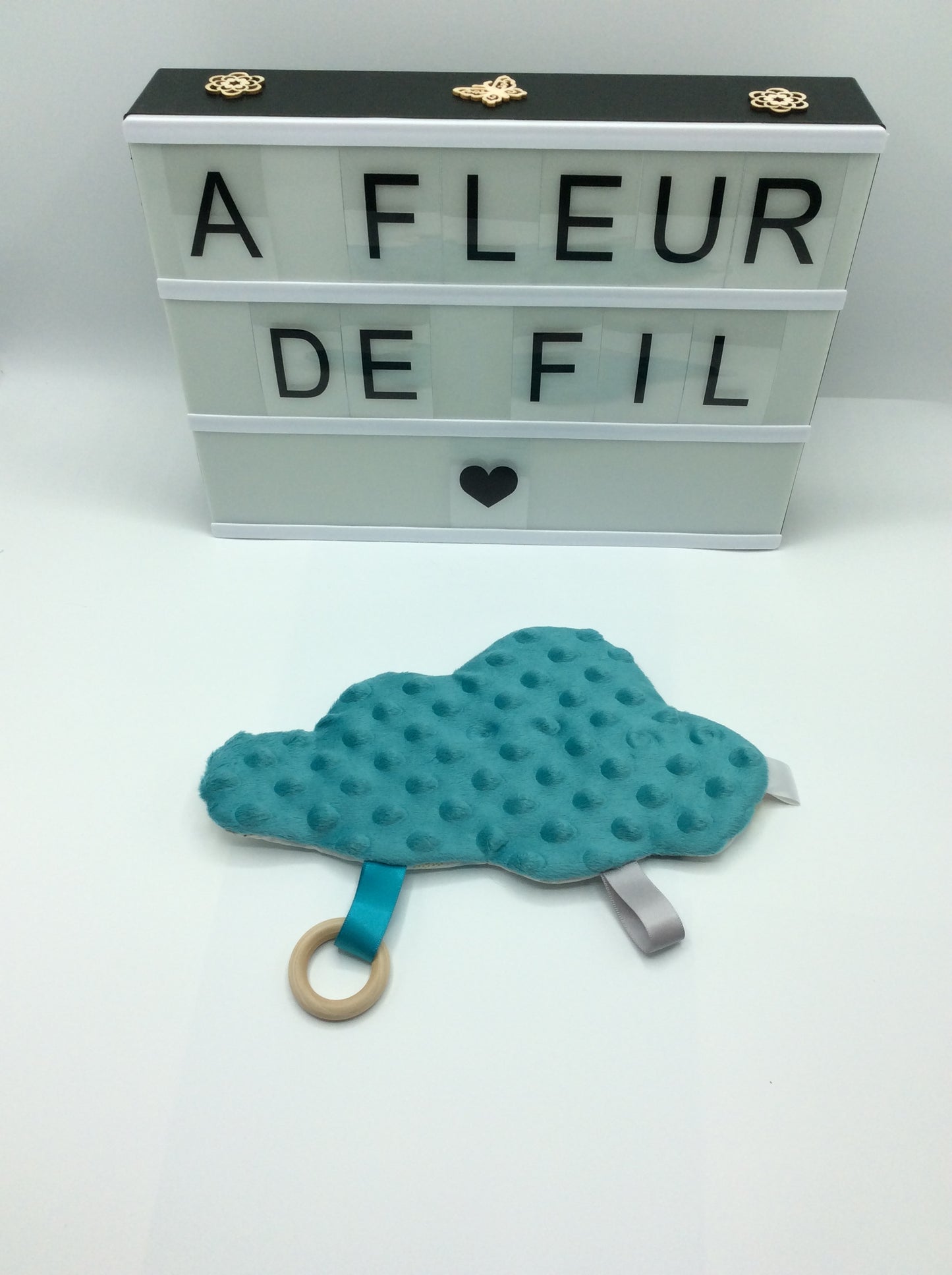Doudou nuage / étoile - fait main