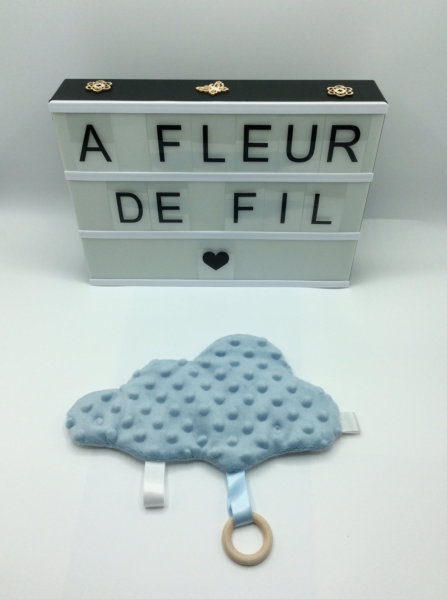 Doudou nuage / étoile - fait main